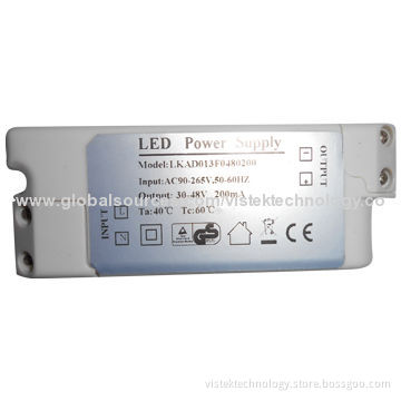 LED Power Supply, 30-48V, 200mA